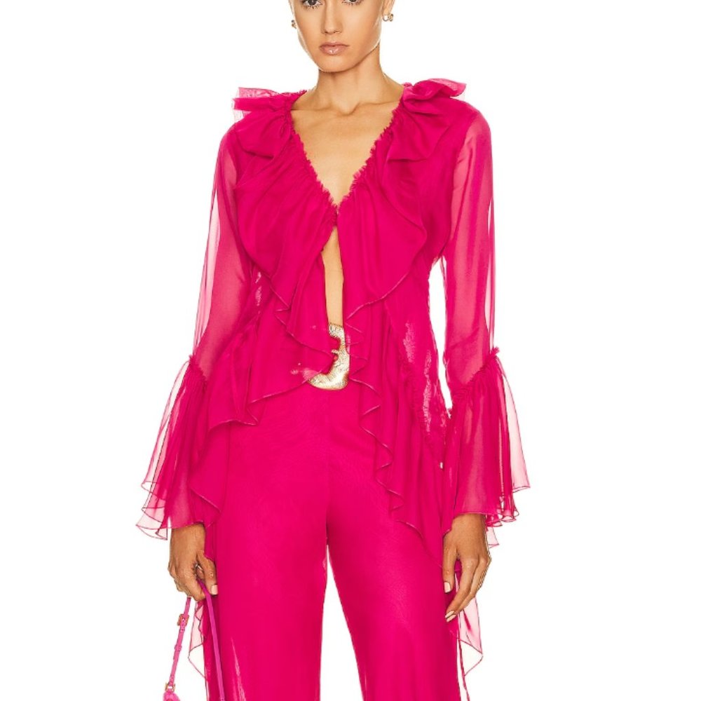 Cult Gaia Kimia Top in Pink